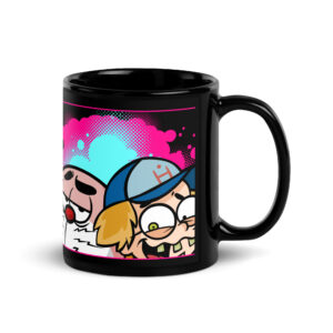 black glossy mug black 11 oz handle on right 69c2ff9530c20